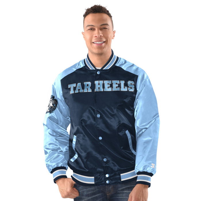 Veste Starter NCAA North Carolina Tar Heels Renegade Satin Bomber