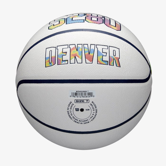 Ballon Wilson NBA Denver Nuggets 2024/25 City Collector image n°4