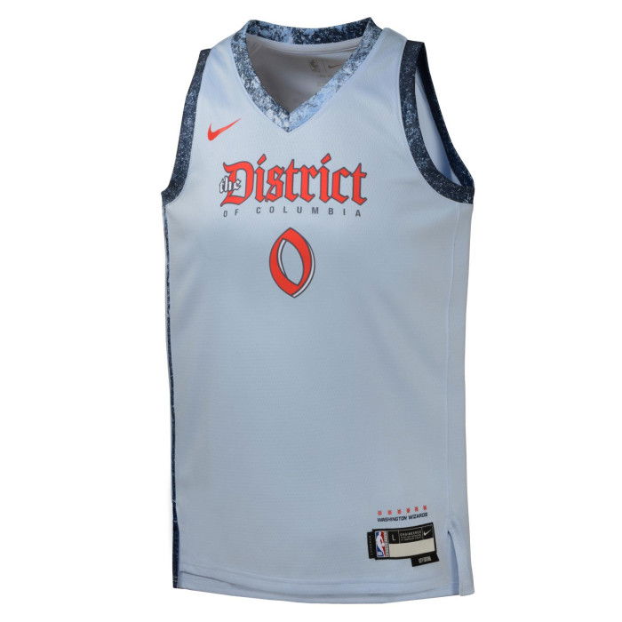 Maillot NBA Bilal Coulibaly Washington Wizards 2024/25 Nike City Edition Swingman image n°2