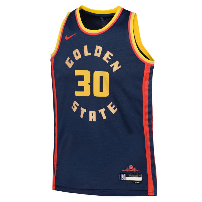 Maillot NBA enfant Stephen Curry Golden State Warriors 2024/25 Nike City Edition Swingman