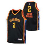 Color Noir du produit Maillot Enfants NBA Shai Gilgeous-Alexander Oklahoma...