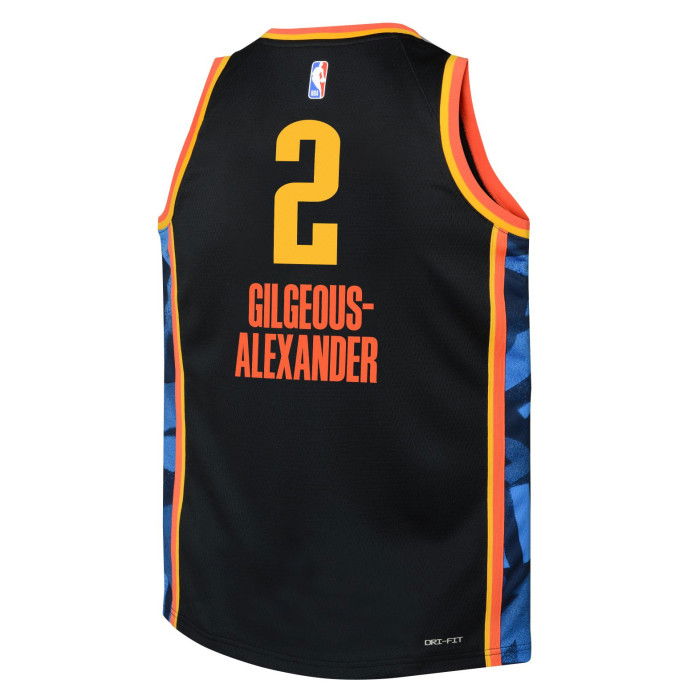 Maillot NBA Shai Gilgeous-Alexander Oklahoma City Thunder 2024/25 Nike City Edition Swingman image n°2