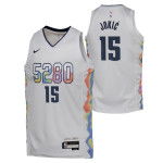 Color Blanc du produit Maillot Enfants NBA Nikola Jokic Denver Nuggets...