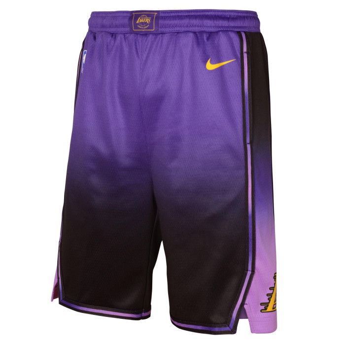 Short NBA Los Angeles Lakers 2024/25 Nike City Edition Swingman image n°1