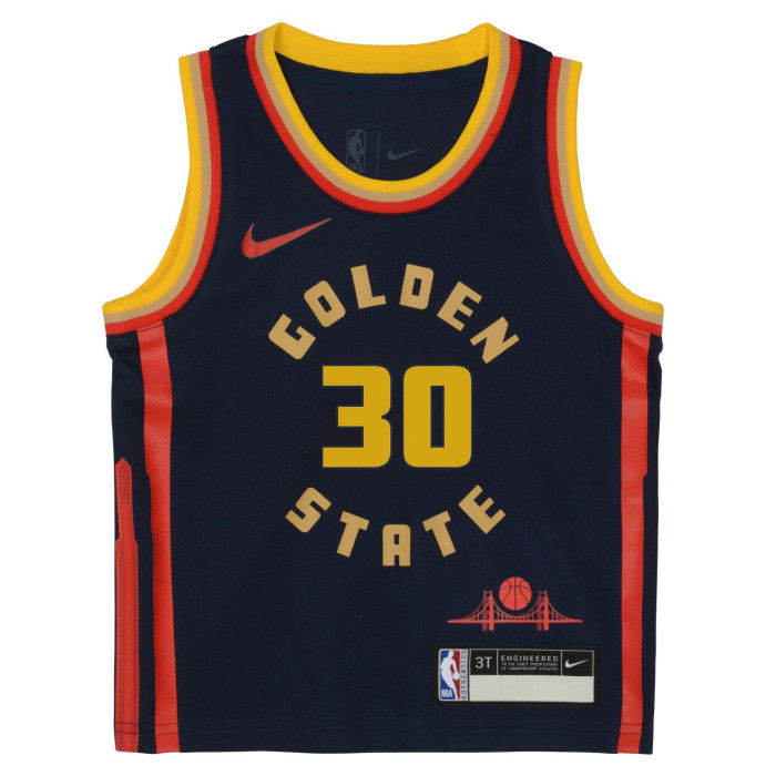 Maillot NBA Stephen Curry Golden State Warriors 2024/25 Nike City Edition 0-7 Replica