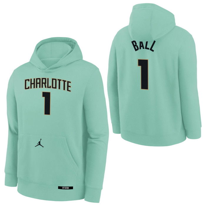 Sweat NBA Lamelo Ball Charlotte Hornets 2024/25 Nike City Edition N&N image n°3