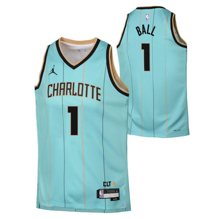 Maillot NBA Lamelo Ball Charlotte Hornets 2024/25 Nike City Edition Swingman image n°3