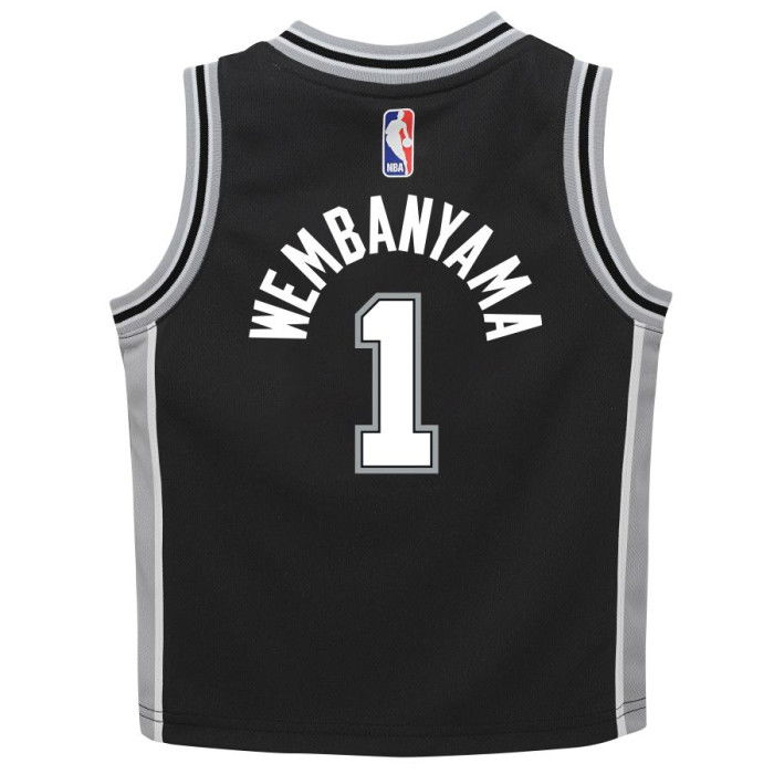 Maillot NBA Wembanyama Victor San Antonio Spurs 0-7 Icon Replica Jersey Enfants image n°2