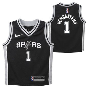 Maillot NBA Wembanyama Victor San Antonio Spurs 0-7 Icon Replica Jersey Enfants | Nike