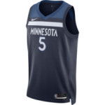 Color Bleu du produit Maillot NBA Anthony Edwards Minnesota Timberwolves...