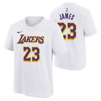 T-shirt NBA Lebron James Los Angeles Lakers Boys N&N Tee Icon Enfants | Nike