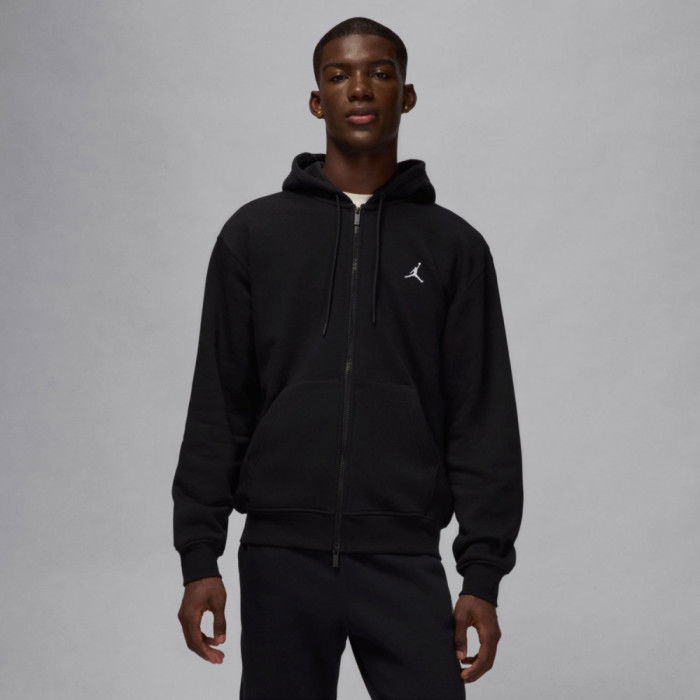 Jordan Brooklyn Fleece black/white zip-up sweatshirt