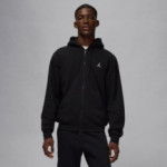 Color Black Product Sweat zip Jordan Brooklyn Fleece black/white