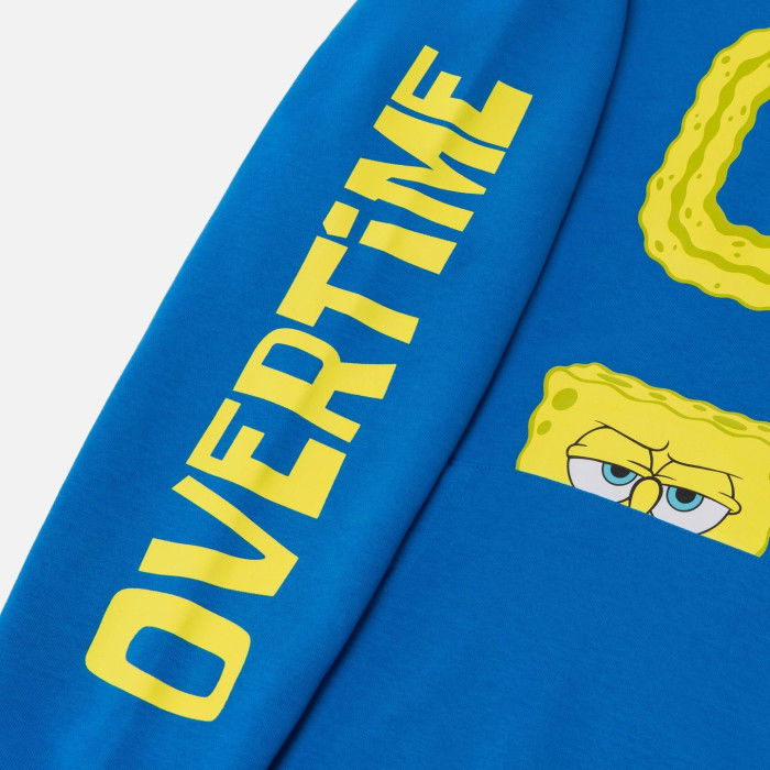 Sweat à Capuche Overtime Spongebob Classic Hoodie Blue image n°5