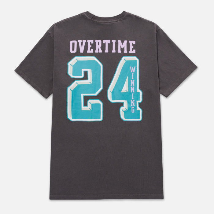 T-shirt Overtime Never Change A Winning Team Black & White