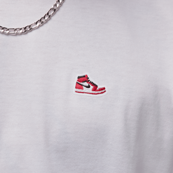 T-shirt Jordan Brand AJ1 Logo white/varsity red