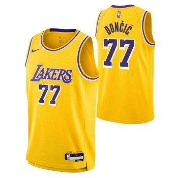 Maillot NBA Luka Doncic Los Angeles Lakers Boys Icon Swingman Jersey Enfants Amarillo