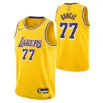 Color Jaune du produit Maillot NBA enfant Luka Doncic Los Angeles Lakers...