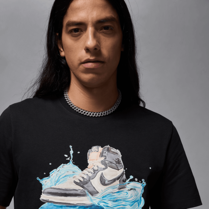 T-shirt Jordan Flight Essentials Aj1 black/white