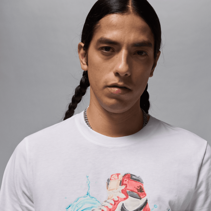 T-shirt Jordan Flight Essentials Aj1 white/black