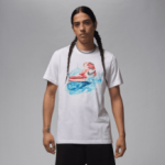 Color Blanc du produit T-shirt Jordan Flight Essentials AJ1 white/black