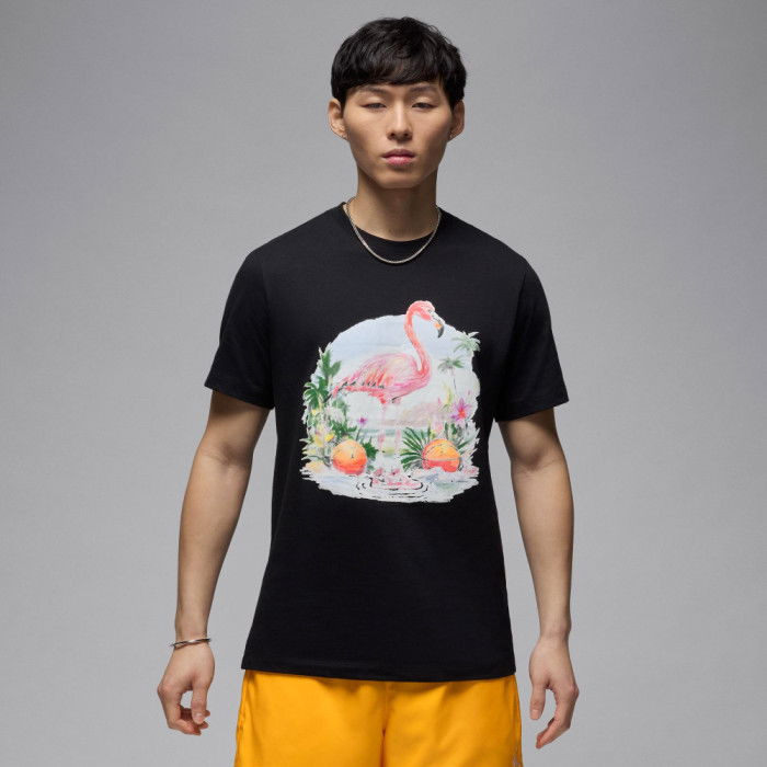 T-shirt Jordan Flight Essentials Flamingo Black/White