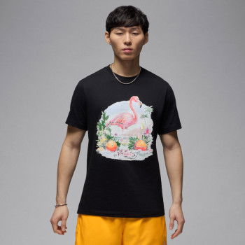 Jordan Flight Essentials t-shirt μαύρο/λευκό