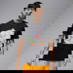 Kolor Czarny Koszulka produktowa Jordan Flight Essentials Flamingo Black/White