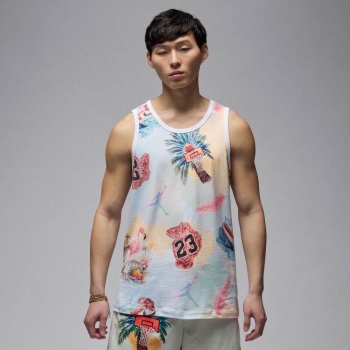 Maillot Jordan Flight Essentials Flamingo White/Black