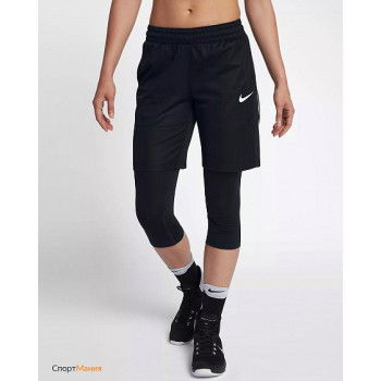 Dames Nike Dry basketbalshort zwart
