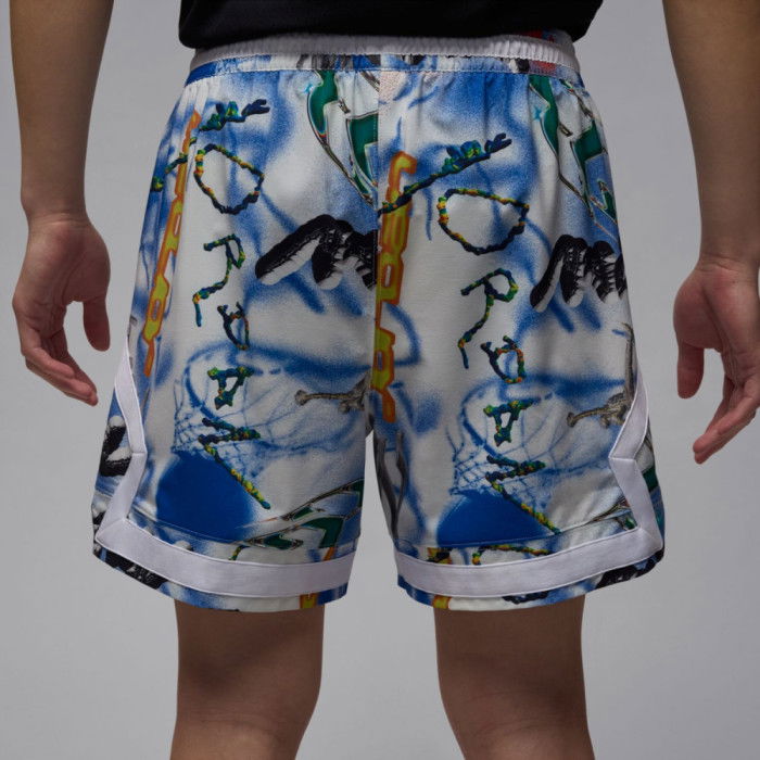 Short Jordan Sport AOP Woven Diamond White/Black