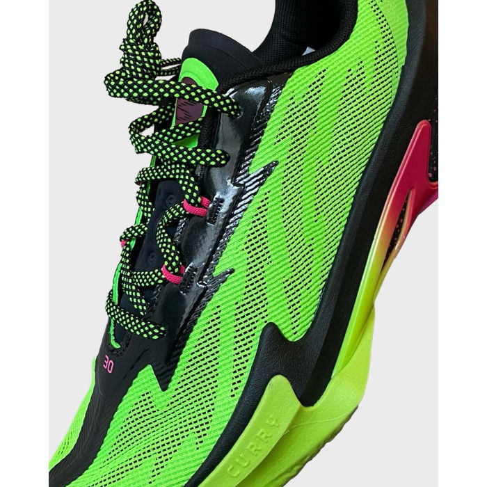 Under Armour Curry Series 7 Hyper Green-black-rebel Pink