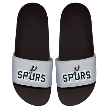 Claquettes ISLIDE NBA San Antonio Spurs Combo Logo Black Motto