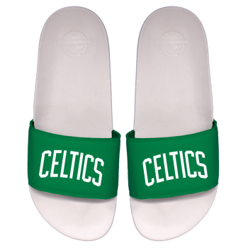 Claquettes ISLIDE NBA Boston Celtics Wordmark White Motto
