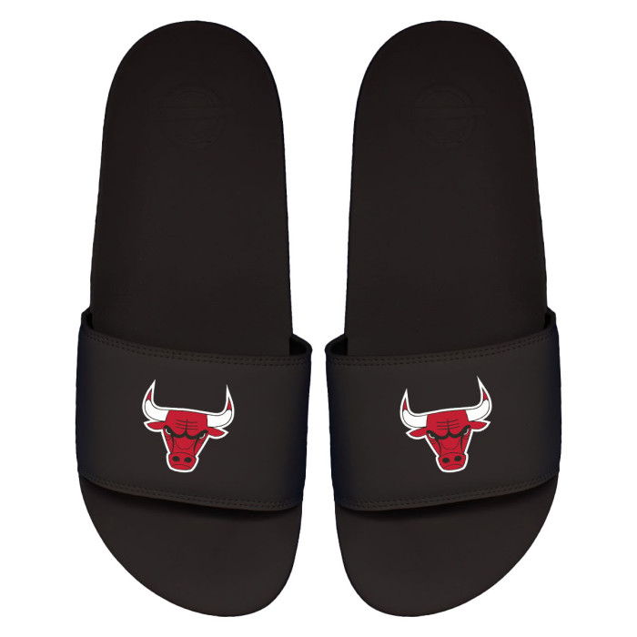 Claquettes ISLIDE NBA Chicago Bulls Primary Logo Black Motto
