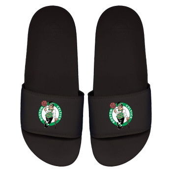 slides ISLIDE NBA Boston Celtics Primary Logo Black Motto