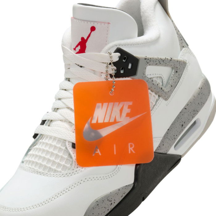 靴 Nike GS Air Jordan 4 Retro WhiteCement AIR JORDAN 4 RETRO 