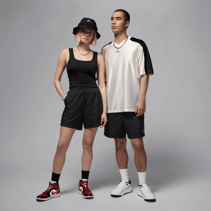 Pantaloncini Jordan Poolside 5'' nero/bianco