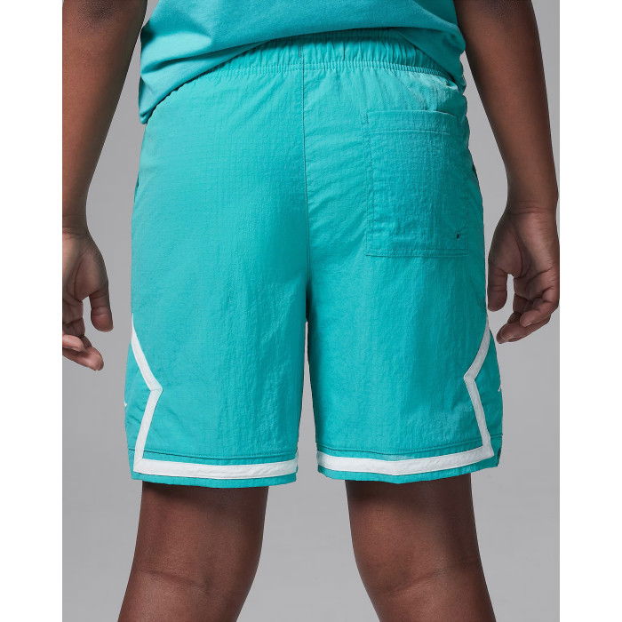 Pantaloncini Jordan Poolside Woven Diamond Washed Teal da bambino 