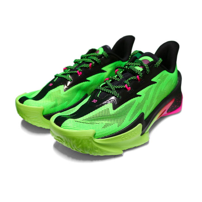 Under Armour Curry Series 7 Hyper Green-black-rebel Pink