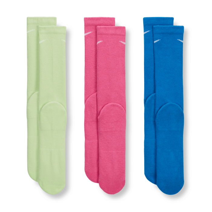 Pack de 3 paires de chaussettes Nike Everyday Plus multicolor
