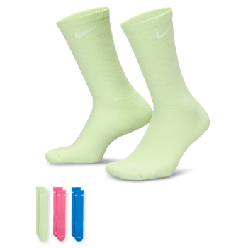 Pack de 3 paires de chaussettes Nike Everyday Plus multicolor