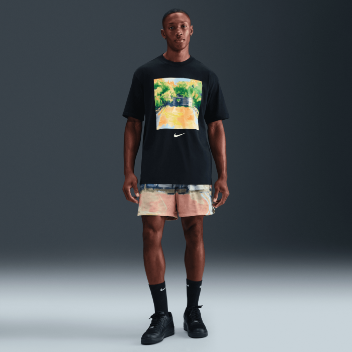 Tricou Nike Art of Basketball negru