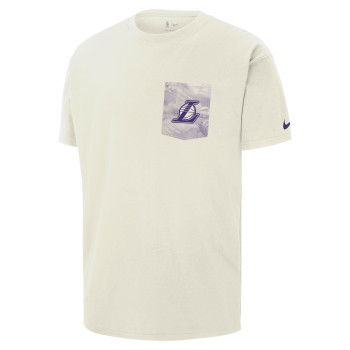 Nike NBA Los Angeles Lakers Courtside WB M90 sail T-shirt
