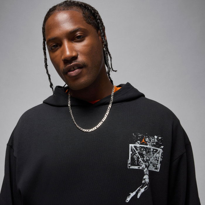 Sweat Jordan AJ1 SBB Brooklyn black starfish