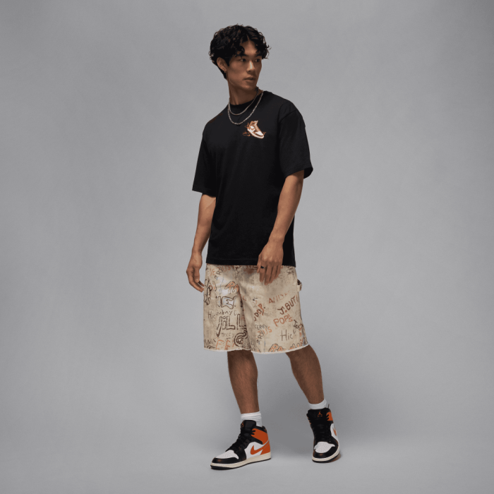 T-shirt Jordan AJ 1 Shattered Backboard Ad black