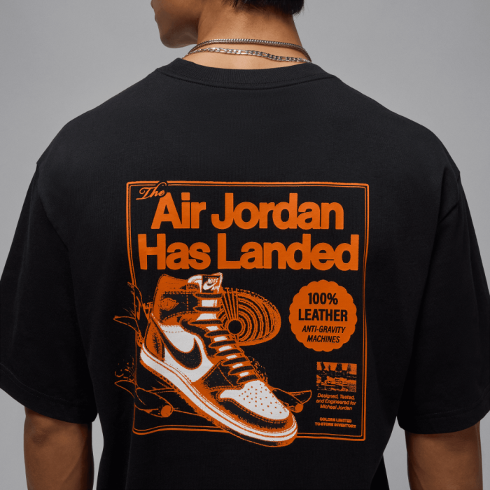 T-shirt Jordan AJ 1 Shattered Backboard Ad black