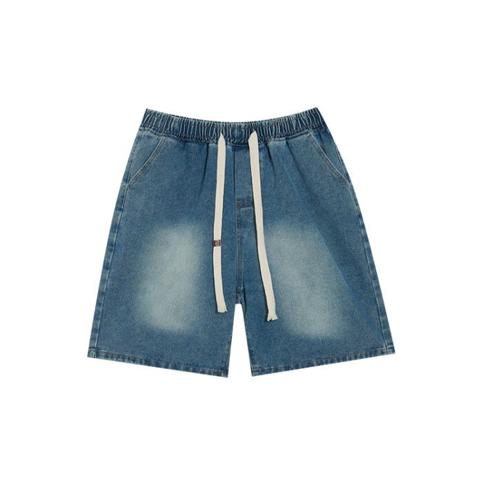 Short Rigorer Jean Délavé Bleu