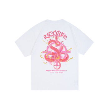T-shirt Rigorer Snake Blanc