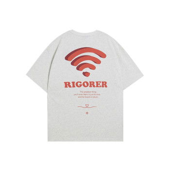 T-shirt Rigorer Wifi Gris Chiné
